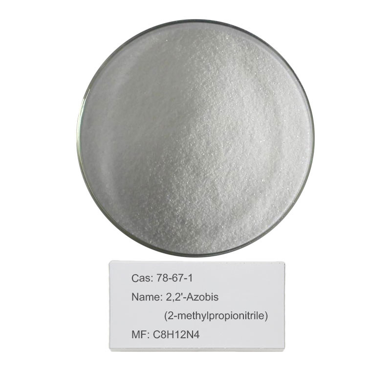 CAS 78-67-1 2,2'-Azobis(2-Metilpropionitril) AIBN Azo İki Farklı Nitril Organik Peroksit Başlatıcı
