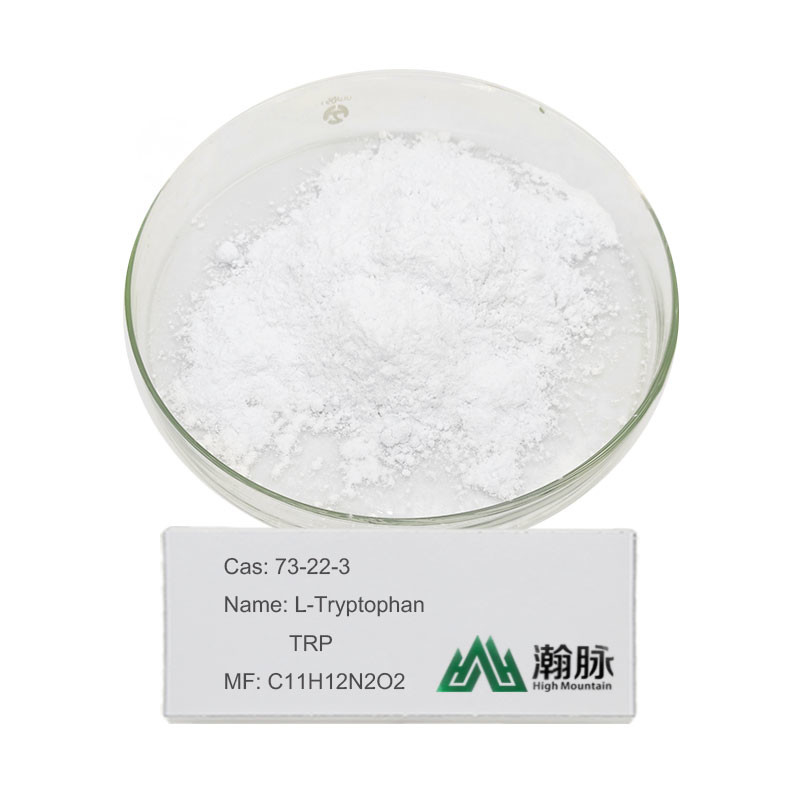 L-Triptofan CAS 73-22-3 C11H12N2O2 TRP L-Alphs-Amino-3-İndolepropiyonik Asit