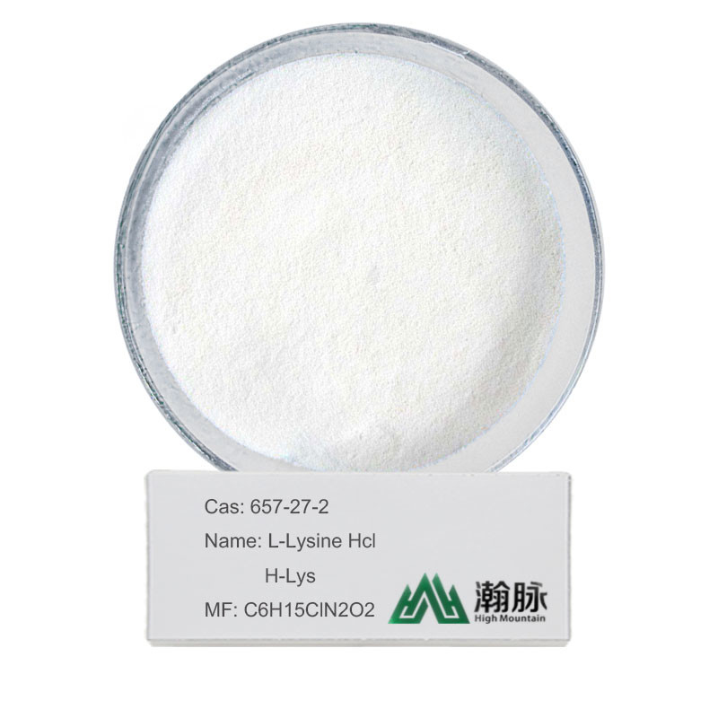 L-Lizin Hcl CAS 657-27-2 C6H15ClN2O2 H-Lys Lizin Hidroklorür