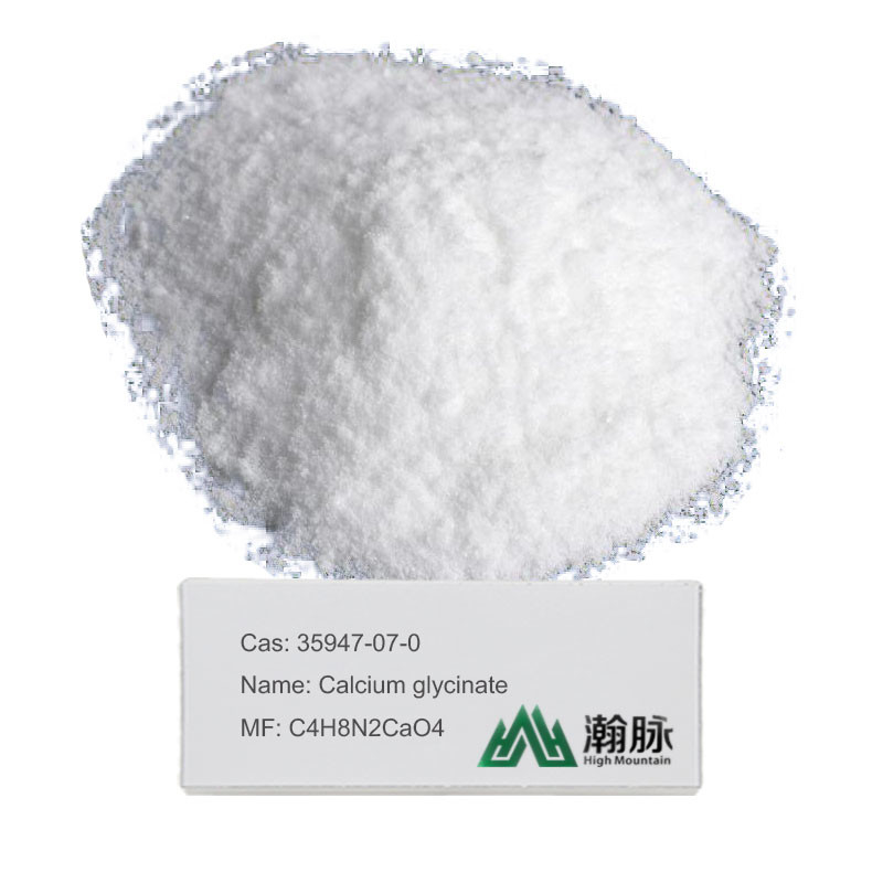 Kalsiyum Glisinat CAS 35947-07-0 C4H8N2CaO4 Toz Alsiyum Glisinat Toz Gıda Katkı Ürünü