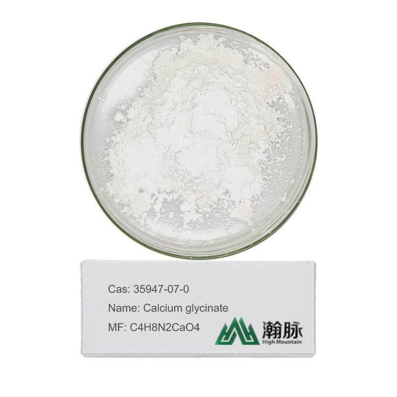 Kalsiyum Glisinat Tozu %98 35947-07-0 Magnezyum Yumuşak Jeller Amino Asit