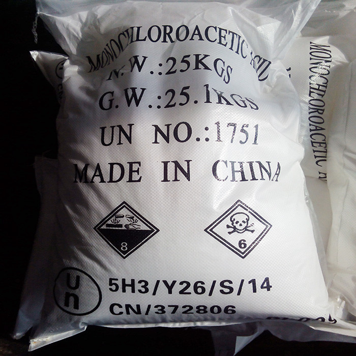 Monokloroasetik Asit (MCAA) 79-11-8 ClCH2CO2H Kloroasetik Asit 2915400090 Pestisit Ara Maddeleri