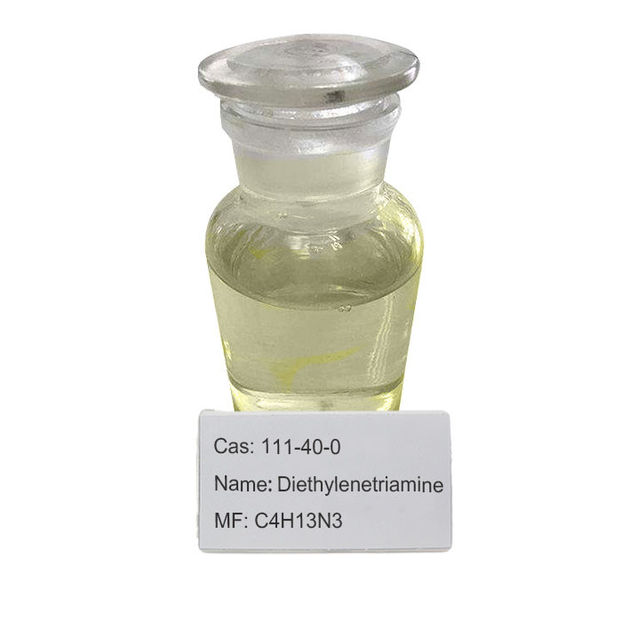CAS 111-40-0 Dietilentriamin Metal Kenetleme Ajanları Poliamid Reçine Yüzey Aktif Ajan Yağlayıcı Hammadde