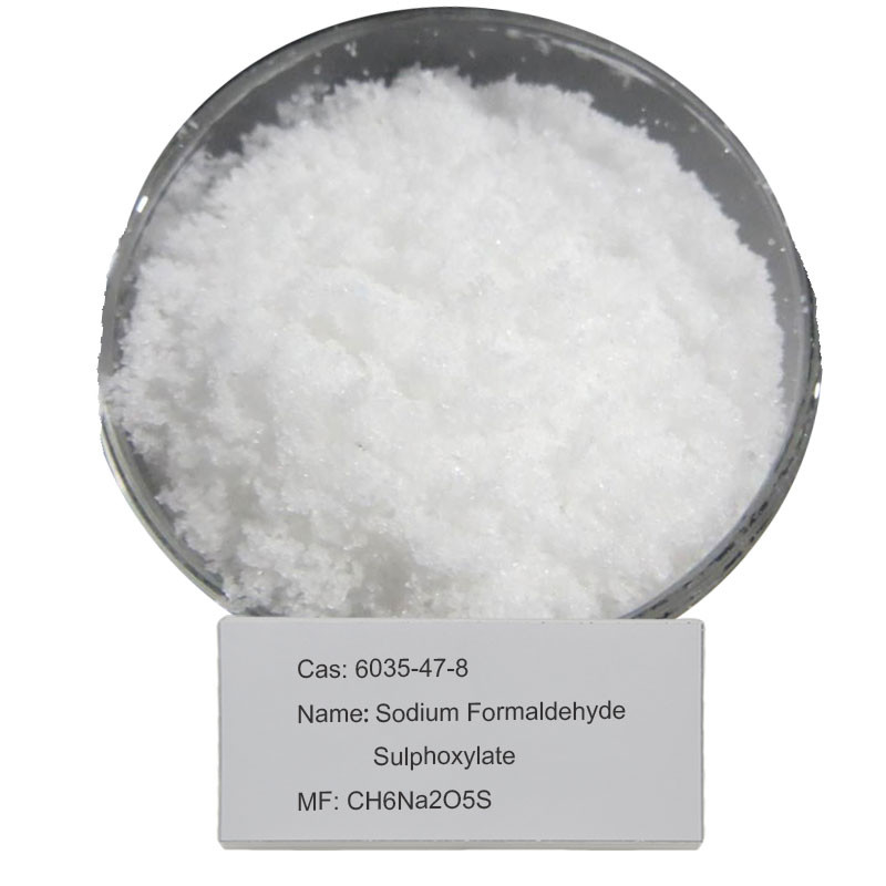 Antioksidan Sodyum Formaldehit Sülfoksilat CAS 6035-47-8 Basınca Kararlı
